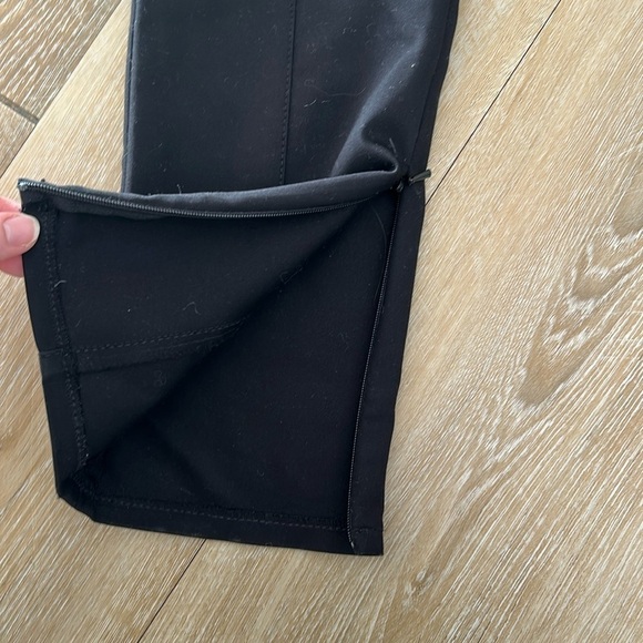 Reiss Side Zip Nancy Slim Tapered Flat Front Ankle Zip Pants - Picture 6 of 10